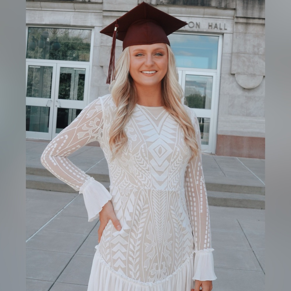 White Graduation Dress Hello Molly